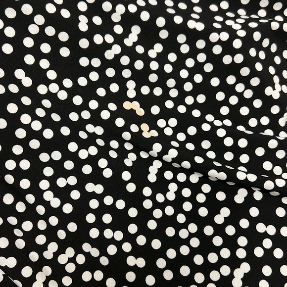 White House Black Market Polka Dot Mini Dress with Side Hip Pockets - Picture 6 of 7